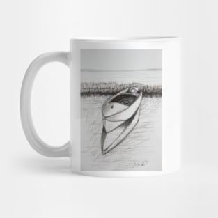 Old Timey Wooden Speed Boat Mug